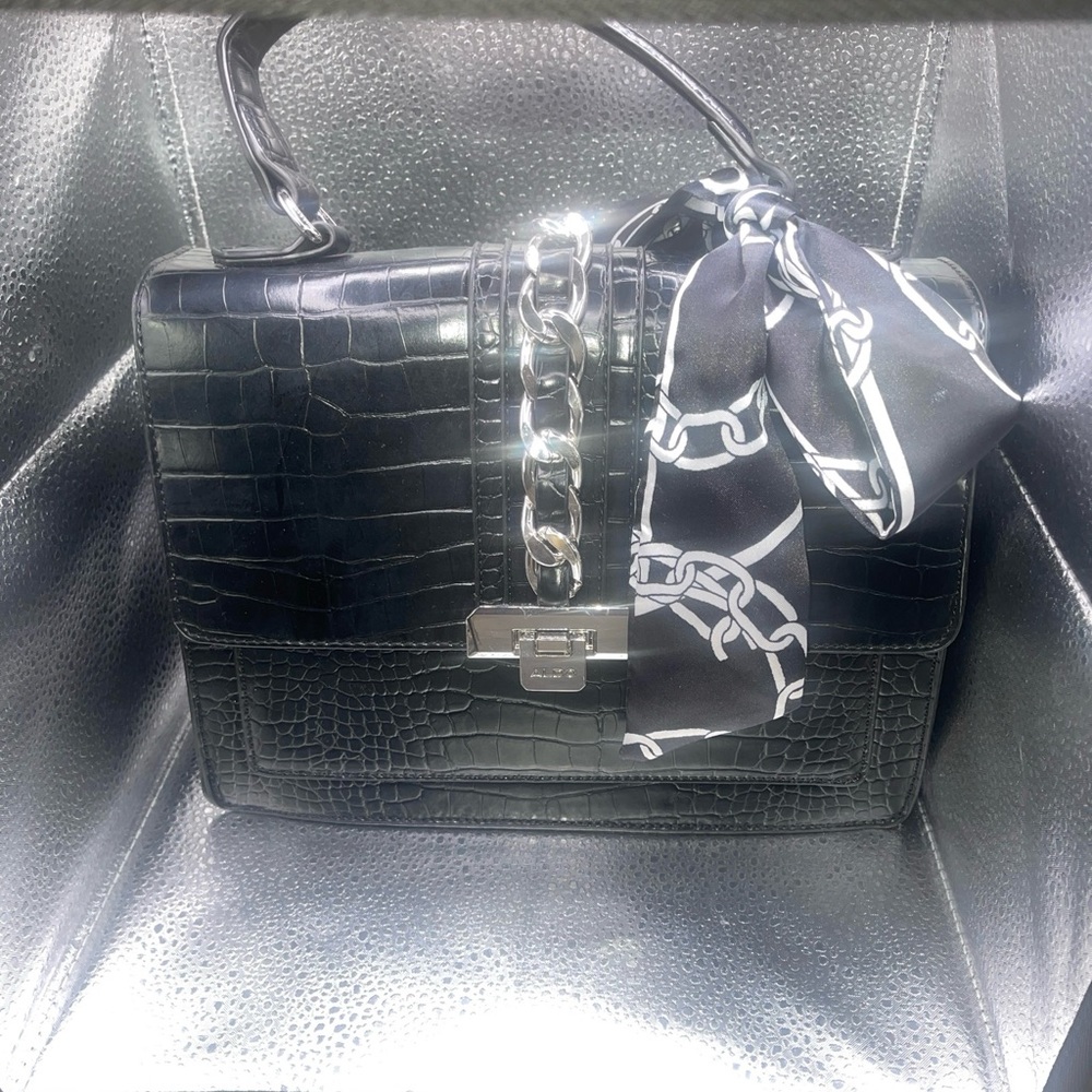 ALDO Handbag with Strap Luxury Croc